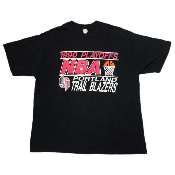 Vintage 1990 NBA Finals Portland Trail Blazers T-Shirt (XL)