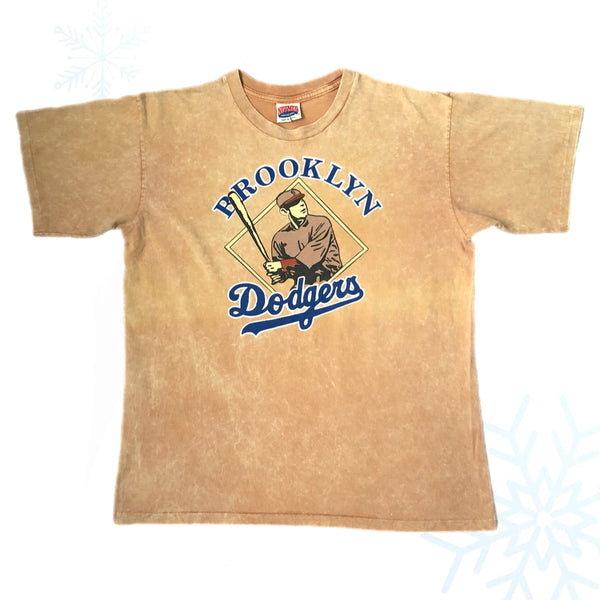 Vintage MLB Brooklyn Dodgers Nutmeg Mills T-Shirt (L)