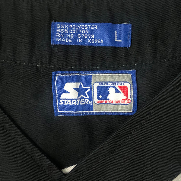 Vintage MLB Chicago White Sox Starter Pinstripe Baseball Jersey (L)