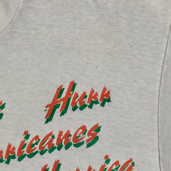 Vintage NCAA Miami Hurricanes Basketball T-Shirt (L)