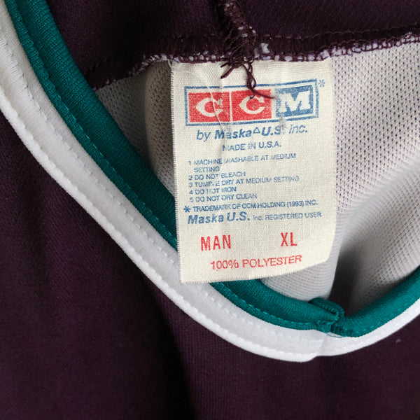 Vintage NHL Anaheim Mighty Ducks CCM Maska Jersey (XL)