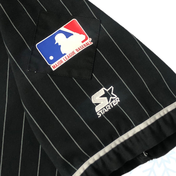 Vintage MLB Chicago White Sox Starter Pinstripe Baseball Jersey (L)