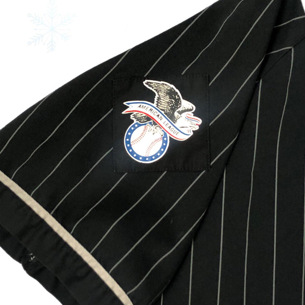 Vintage MLB Chicago White Sox Starter Pinstripe Baseball Jersey (L)