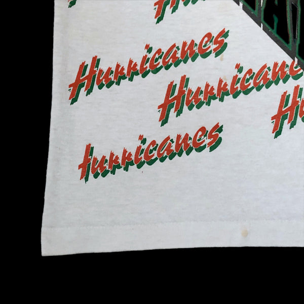 Vintage NCAA Miami Hurricanes Basketball T-Shirt (L)
