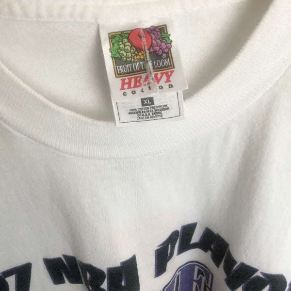 Vintage NBA Los Angeles Lakers 1997 Playoffs "Show Me The Championship" T-Shirt (XL)
