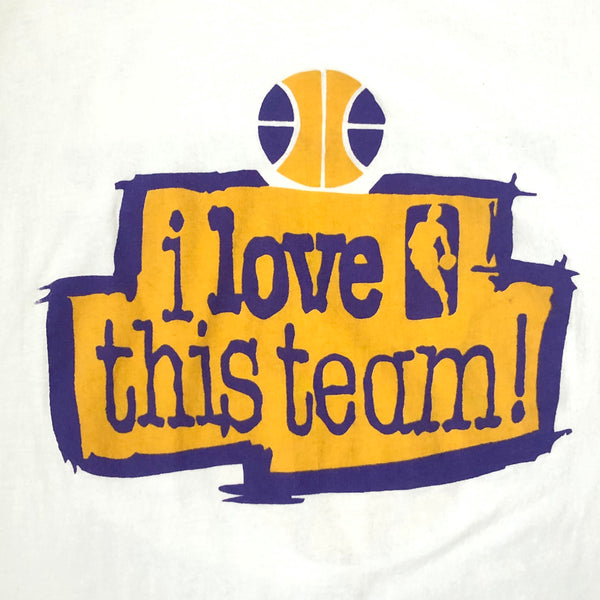 Vintage NBA Los Angeles Lakers 1997 Playoffs "Show Me The Championship" T-Shirt (XL)