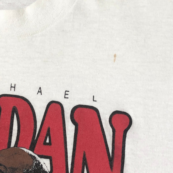 Vintage NBA Michael Jordan Chicago Bulls Salem Sportswear Caricature T-Shirt (M)