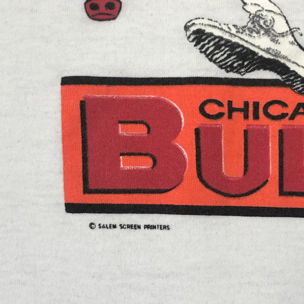 Vintage NBA Michael Jordan Chicago Bulls Salem Sportswear Caricature T-Shirt (M)