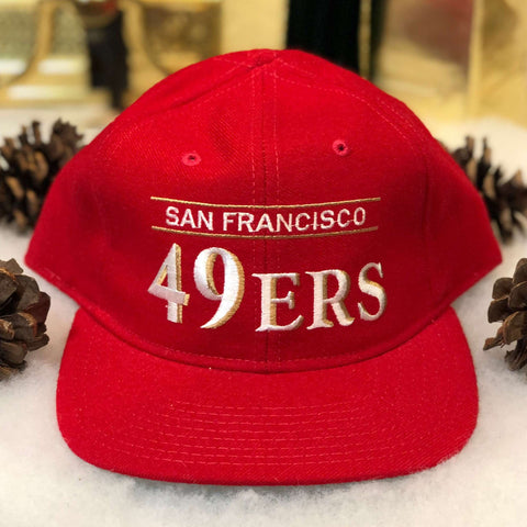 Vintage Deadstock NWT NFL San Francisco 49ers Starter Wool Snapback Hat