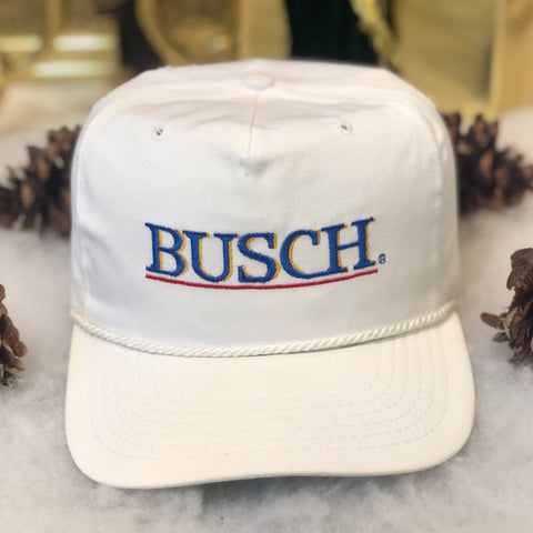 Vintage Busch Beer Twill Strapback Hat