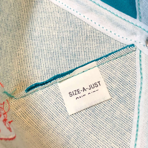 Vintage Deadstock NWOT Shaw's Supermarket Teal Twill Snapback Hat