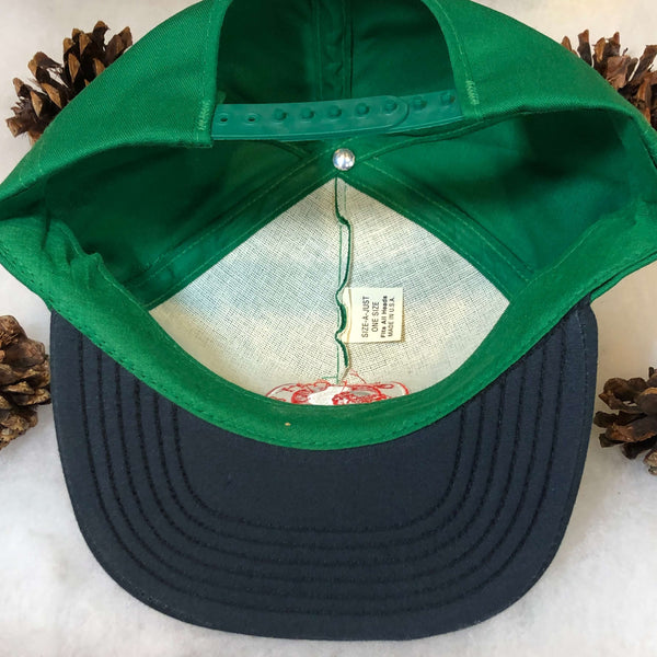 Vintage Deadstock NWOT Shaw's Supermarket Green Twill Snapback Hat