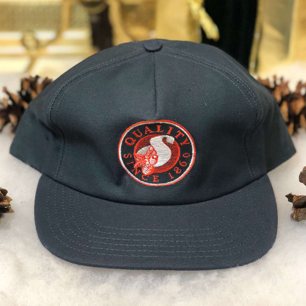 Vintage Deadstock NWOT Shaw's Supermarket Navy Twill Snapback Hat