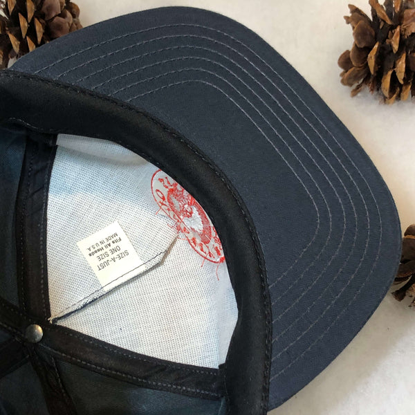 Vintage Deadstock NWOT Shaw's Supermarket Navy Twill Snapback Hat