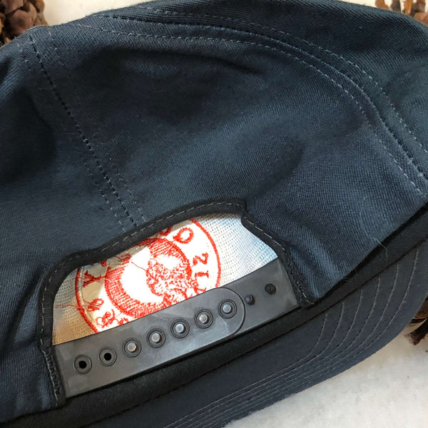 Vintage Deadstock NWOT Shaw's Supermarket Navy Twill Snapback Hat
