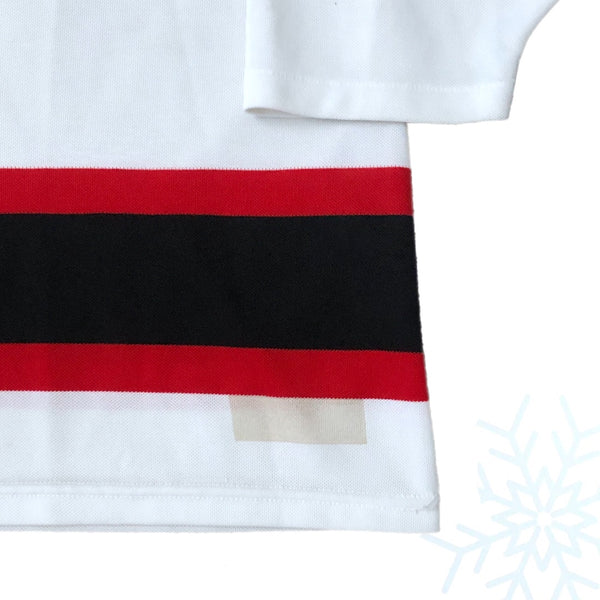 Vintage NHL New Jersey Devils CCM Maska Air Knit Jersey (L)