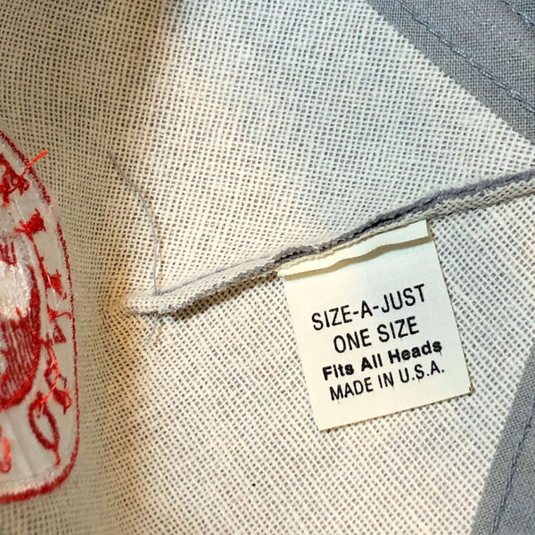 Vintage Deadstock NWOT Shaw's Supermarket Gray Twill Snapback Hat