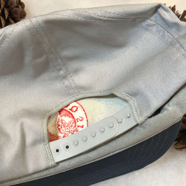 Vintage Deadstock NWOT Shaw's Supermarket Gray Twill Snapback Hat