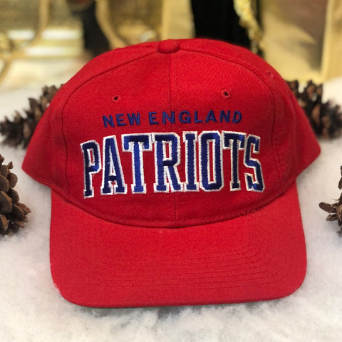 Vintage NFL New England Patriots Starter Arch Wool Snapback Hat