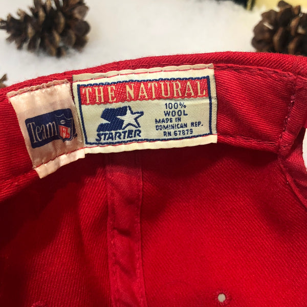 Vintage NFL New England Patriots Starter Arch Wool Snapback Hat
