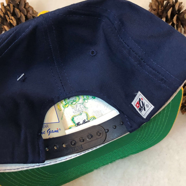 Vintage Deadstock NWT NCAA Notre Dame Fighting Irish The Game Twill Snapback Hat