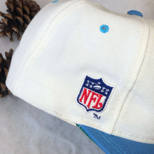 Vintage NFL Houston Oilers Sports Specialties Brim Script Wool Snapback Hat