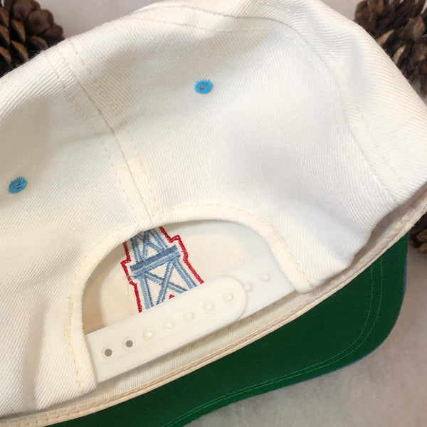 Vintage NFL Houston Oilers Sports Specialties Brim Script Wool Snapback Hat