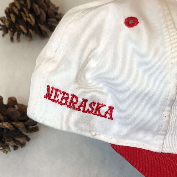 Vintage 1995 NCAA Nebraska Cornhsukers National Football Champions The Game Twill Snapback Hat