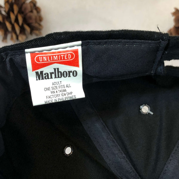 Vintage Deadstock NWT Marlboro Racing Cigarettes Strapback Hat