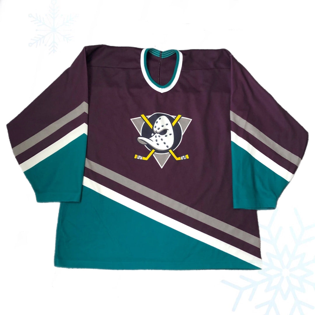 Vintage NHL Anaheim Mighty Ducks CCM Maska Jersey (XL)