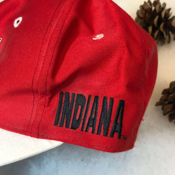 Vintage Deadstock NWT NCAA Indiana Hoosiers The Game Twill Fitted Hat 7 1/4