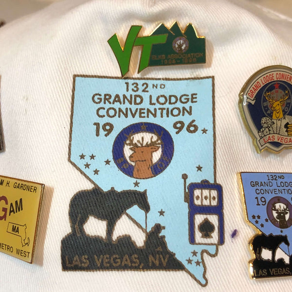 Vintage 1996 Grand Lodge Convention Las Vegas Nevada Twill Snapback Hat