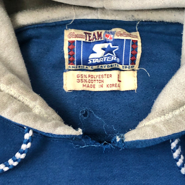 Vintage NFL Dallas Cowboys Starter Hoodie Sweatshirt (L)