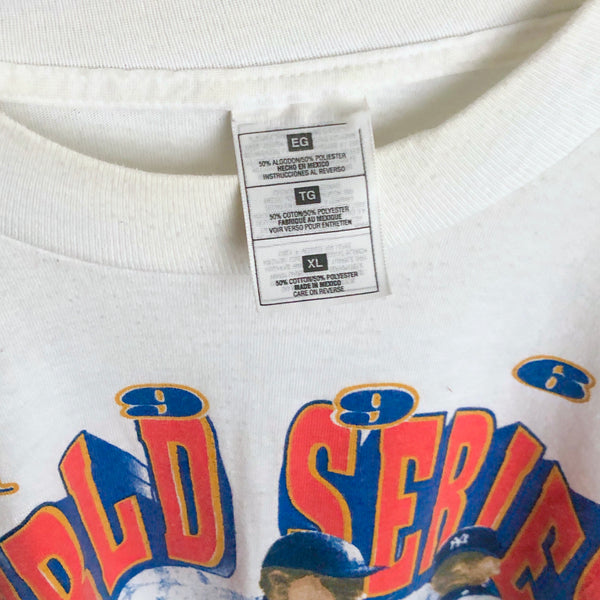 Vintage 1996 MLB World Series New York Yankees Jeter Pettite Williams T-Shirt (XL)