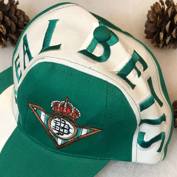 Vintage Deadstock NWOT Real Betis Balompié La Liga Twill Highway Snapback Hat