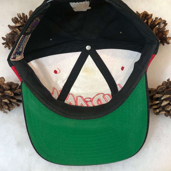 Vintage NCAA Indiana Hoosiers Starter Bubble Script Twill Snapback Hat