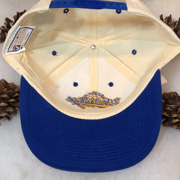 Vintage Deadstock 1996 MLB World Series New York Yankees Atlanta Braves Logo 7 Twill Snapback Hat