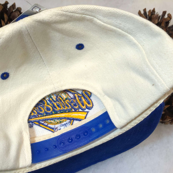 Vintage Deadstock 1996 MLB World Series New York Yankees Atlanta Braves Logo 7 Twill Snapback Hat