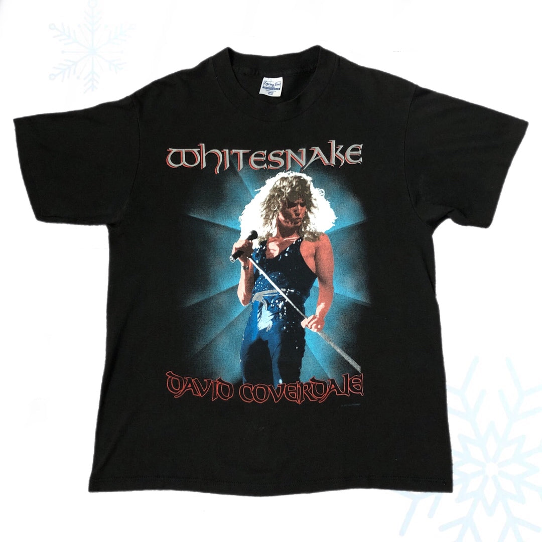 Vintage Whitesnake David Coverdale 1987 Tour T-Shirt (L)