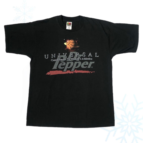Vintage 1997 WNBA The World of Sheryl Swoopes Dr. Pepper Universal Commitment to Women's Athletics T-Shirt (L)