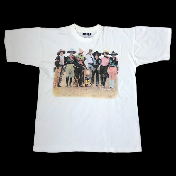 Vintage 1986 Bob Wade Cowgirls Billy Hoyle White Men Can't Jump T-Shirt (L)