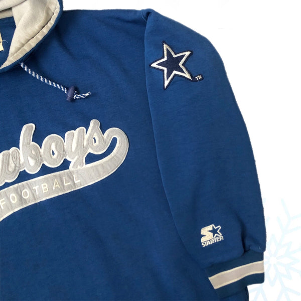 Vintage NFL Dallas Cowboys Starter Hoodie Sweatshirt (L)