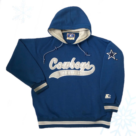 Vintage NFL Dallas Cowboys Starter Hoodie Sweatshirt (L)