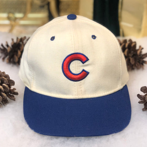 Vintage MLB Chicago Cubs New Era Wool Fitted Hat