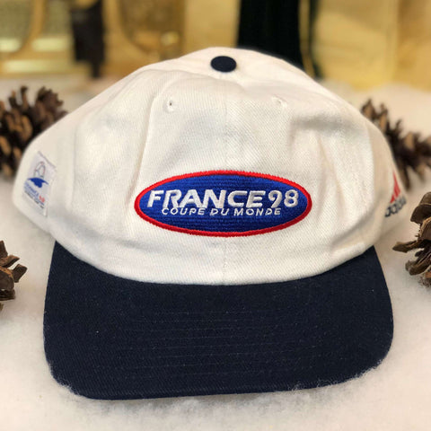 Vintage Deadstock NWOT 1998 France World Cup Adidas Snapback Hat