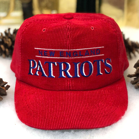 Vintage NFL New England Patriots Starter Corduroy Snapback Hat