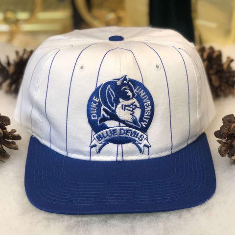 Vintage NCAA Duke Blue Devils Starter Pinstripe Twill Snapback Hat