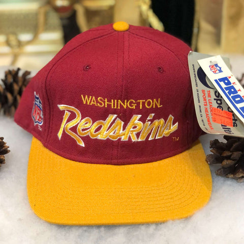 Vintage NFL Washington Redskins Sports Specialties Script Wool Fitted Hat 7 1/4