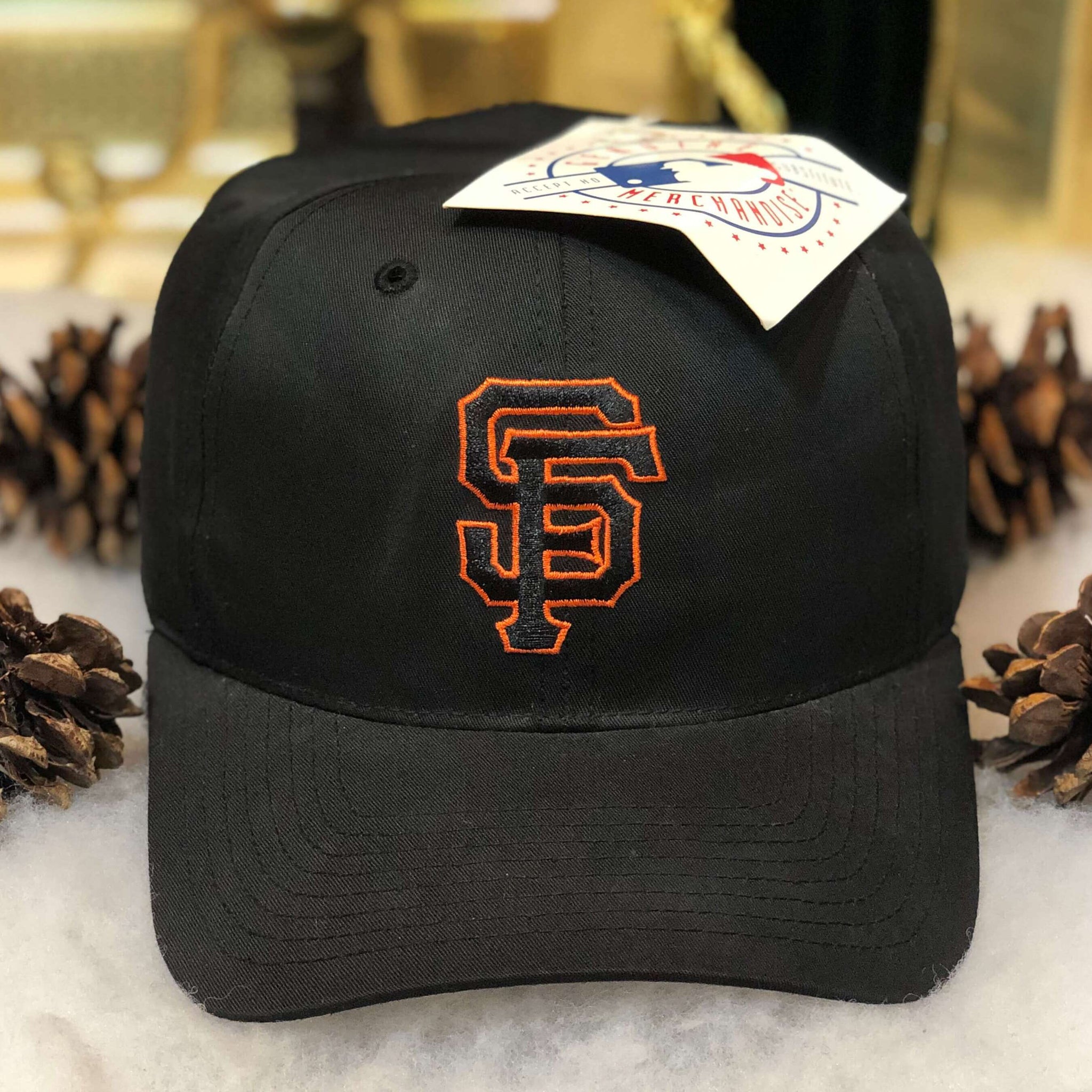 Vintage Deadstock NWT MLB San Francisco Giants Twins Enterprise Twill Snapback Hat