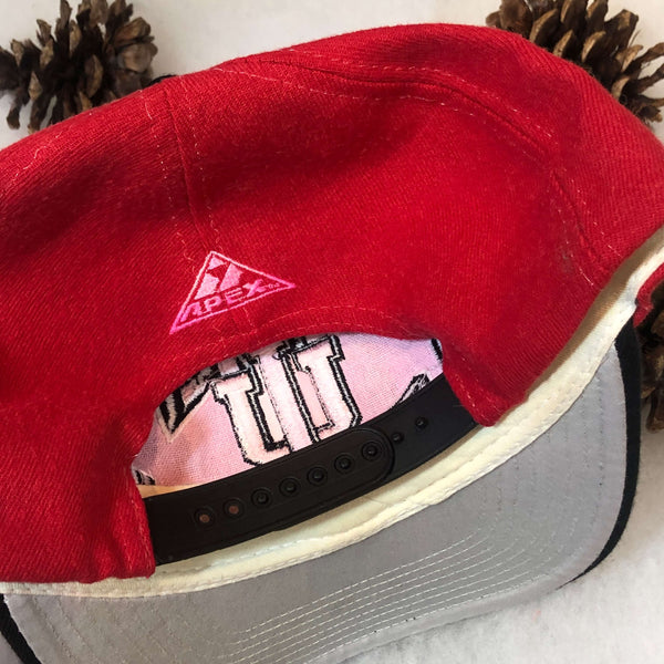 Vintage NCAA Indiana Hoosiers Apex One Wool Snapback Hat